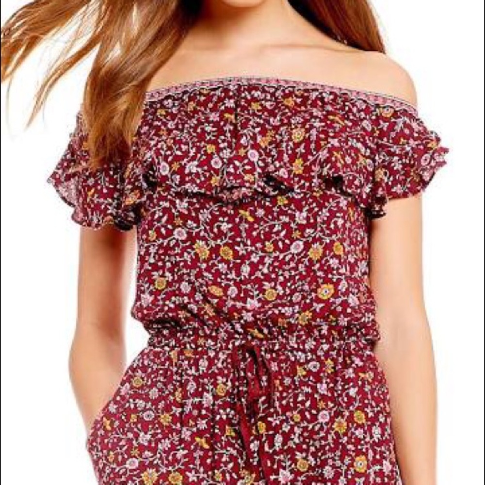New Chelsea & Violet Darling Boho Floral Jumpsuit - Picture 5 of 7